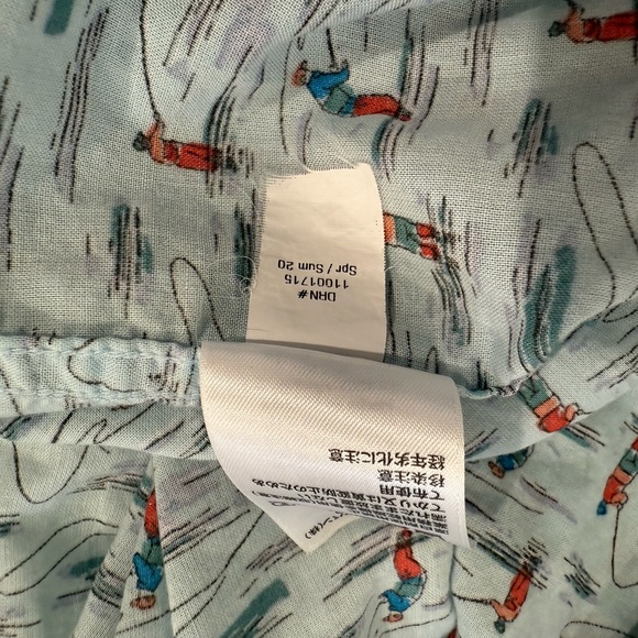 Eddie Bauer Classic Fit Short Sleeve Button Down Blue Fishing Men’s Size XL - Picture 4 of 5